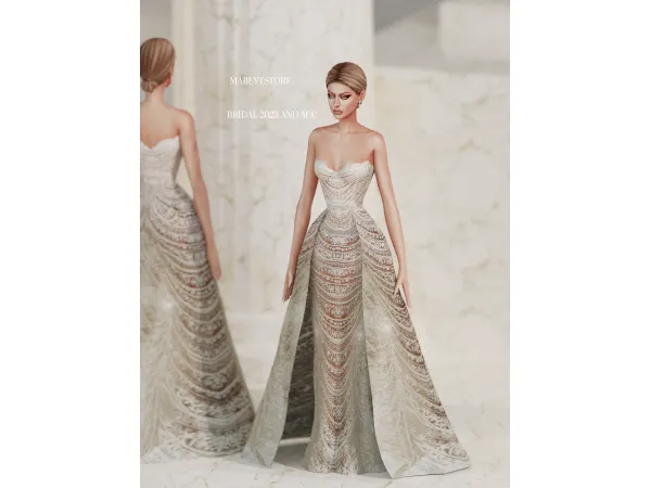 Alpha BRIDAL 2023 by Mably Store - The Sims 4 Custom Content