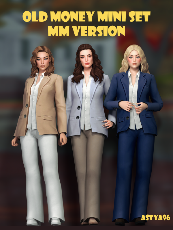 Mix Old Money Mini Set MM Version by simsfinds - The Sims 4 Custom Content