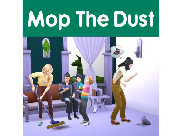 Maxis Match Mop the Dust by Enkidu - The Sims 4 Custom Content