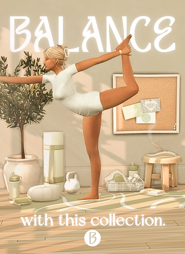Maxis Match the balance collection by simsfinds - The Sims 4 Custom Content