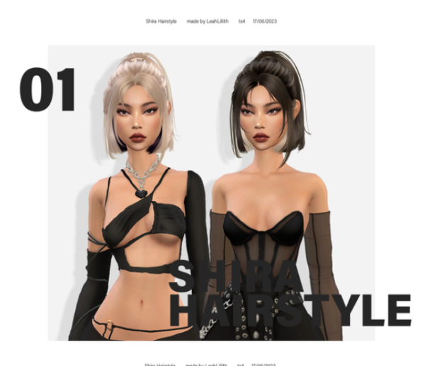 Alpha Shira Hairstyle by simsfinds - The Sims 4 Custom Content