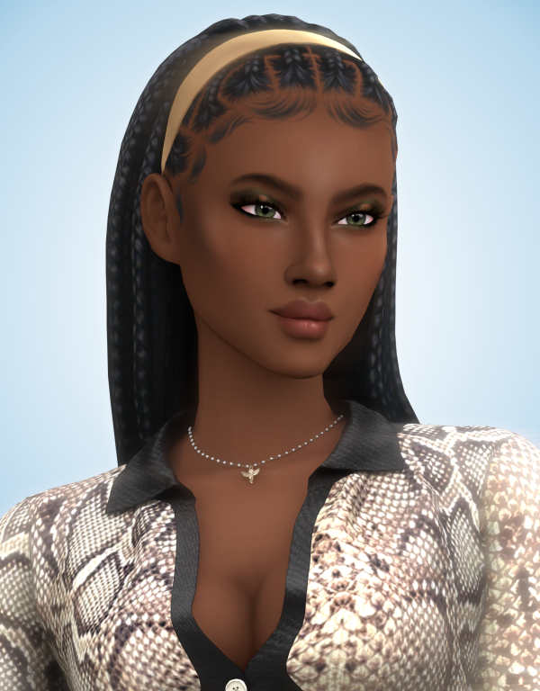 Maxis Match Mona Hair The Simmer by simsfinds - The Sims 4 Custom Content