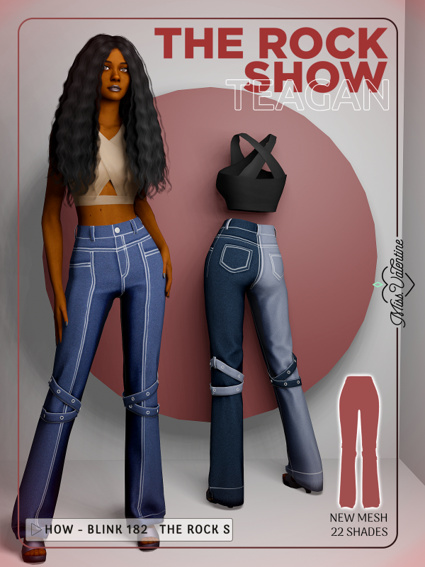 Maxis Match Teagan Pants by simsfinds - The Sims 4 Custom Content