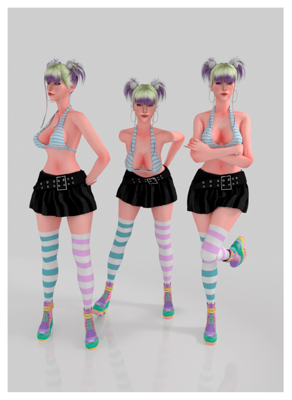 Alpha KITTEN Y2K POSE PACK PHONE ACC AND DECORATION by ohmybunnny2 - The Sims 4 Custom Content