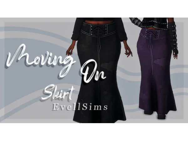 Moving On Skirt by EvellSims