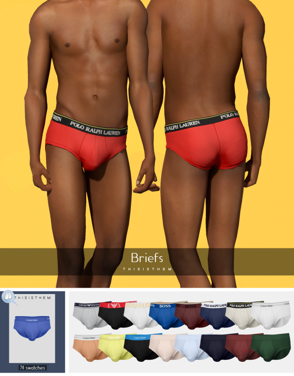 Alpha Briefs N1 by thisisthem - The Sims 4 Custom Content