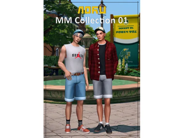 Maxis Match MM Collection 01 by NORU - The Sims 4 Custom Content