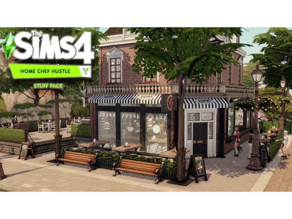 Maxis Match Pepper's pizza pub No build by simsfinds - The Sims 4 Custom Content