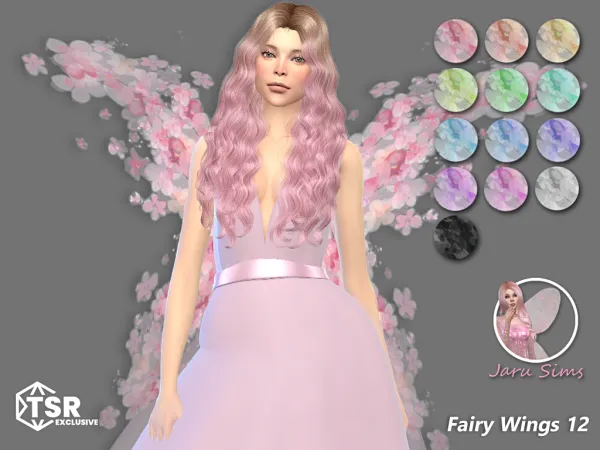 Mix Fairy Wings 12 by simsfinds - The Sims 4 Custom Content