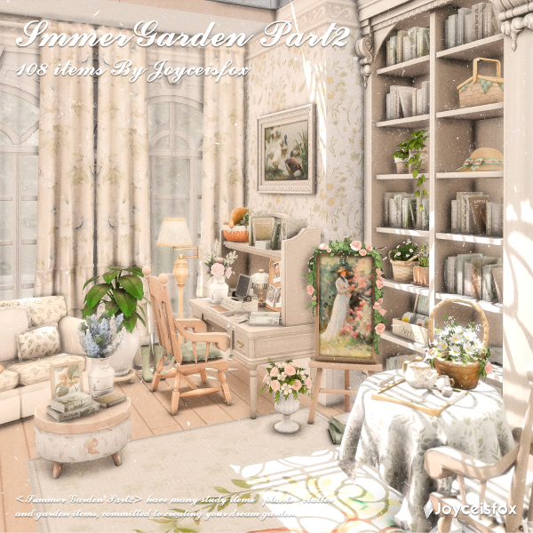 Maxis Match Summer Garden Part2108items by simsfinds - The Sims 4 Custom Content