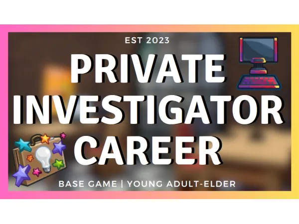 Maxis Match Private Investigator v10 by simsfinds - The Sims 4 Custom Content