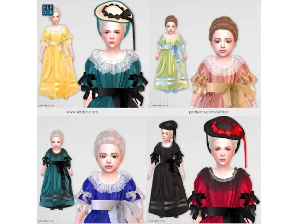 Alpha Opulence Set For Girls - The Sims 4 Custom Content