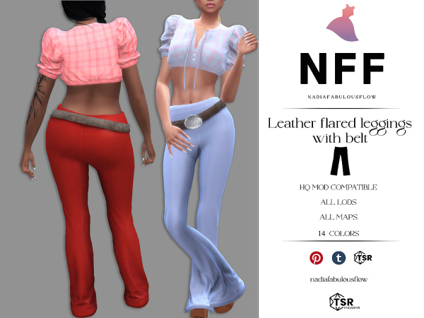 The Sims Resource - Flare Pants