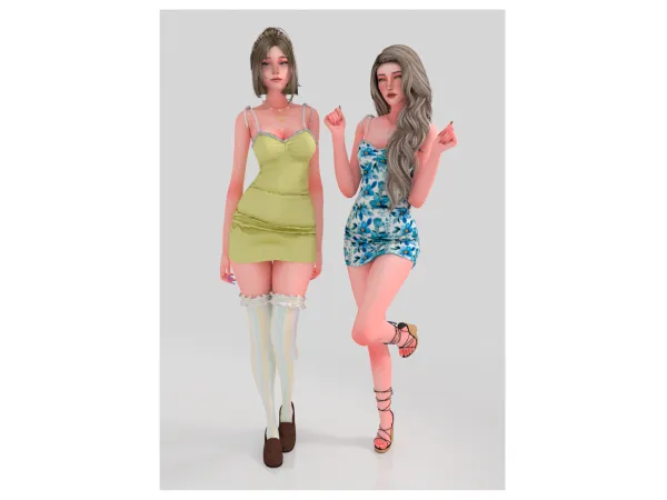 Alpha BABY CANDY BABY MINI DRESS - The Sims 4 Custom Content