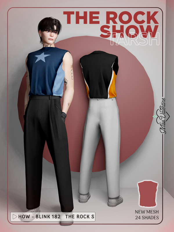 Alpha Tarsh Top by simsfinds - The Sims 4 Custom Content