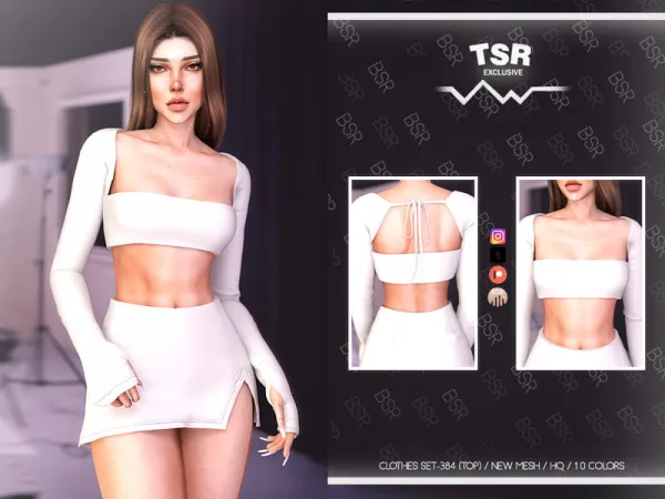 Alpha CLOTHES SET 384 BD1049 BD1050 - The Sims 4 Custom Content