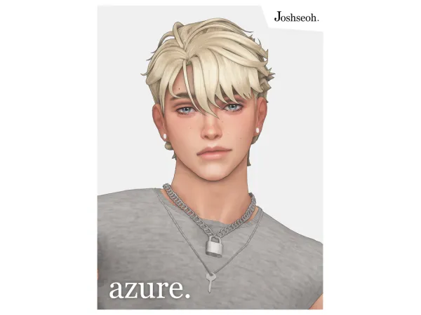 Maxis Match Azure Hair by jo_se_oh - The Sims 4 Custom Content