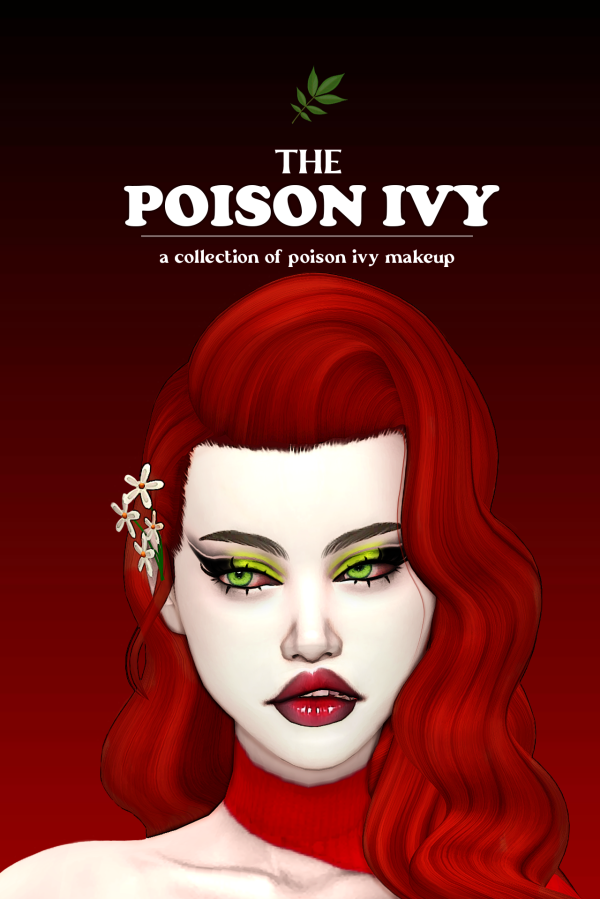 Mix the poison ivy a collection of poison ivy makeup by simsfinds - The Sims 4 Custom Content