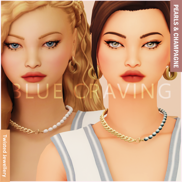 Mix Blue Craving Twisted Jewellery by bluecraving - The Sims 4 Custom Content