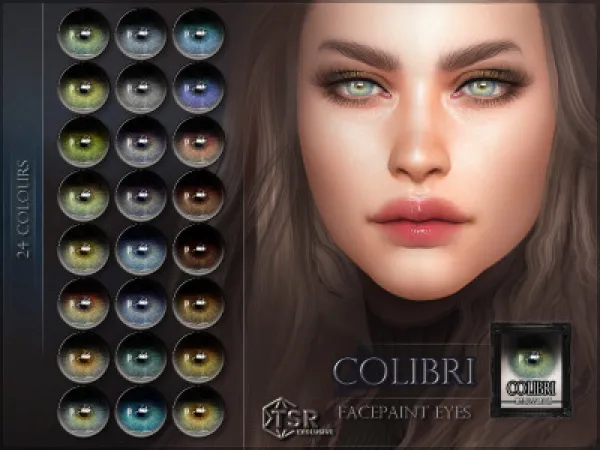 Alpha Colibri Eyes ( ) - The Sims 4 Custom Content