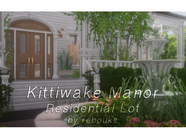 Mix Kittiwake Manor by simsfinds - The Sims 4 Custom Content
