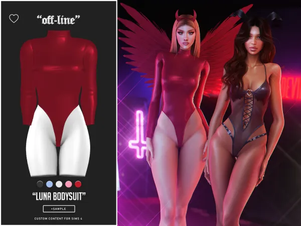 Off-Line Luna Bodysuit (Sample)