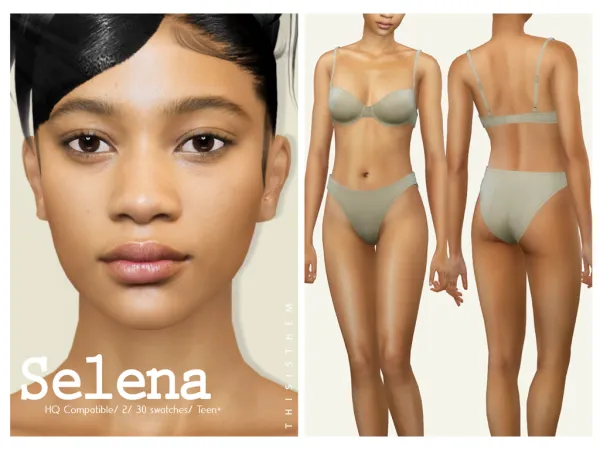 Alpha [THISISTHEM] Selena Skin by thisisthem - The Sims 4 Custom Content