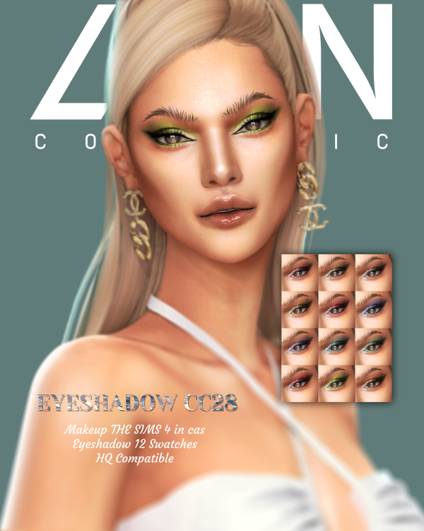 Alpha LEAN EYESHADOW CC28 by simsfinds - The Sims 4 Custom Content