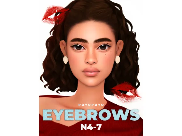 EYEBROWS N4-7 by PoyoPoyo