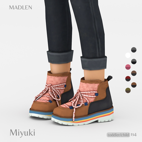 Maxis Match Miyuki Boots by simsfinds - The Sims 4 Custom Content