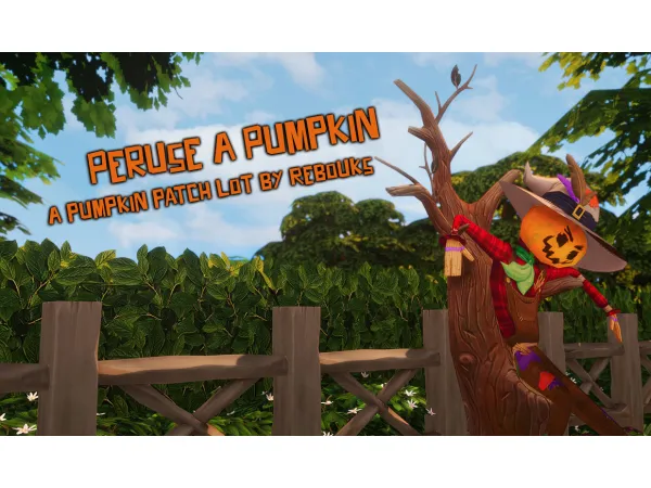Maxis Match Peruse A Pumpkin - The Sims 4 Custom Content