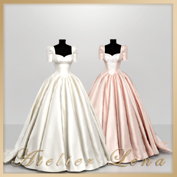 Alpha [Atelier Lena] Wish Dress Set by simsfinds - The Sims 4 Custom Content