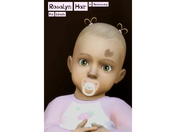 Maxis Match Rosalyn Hair Accessory - The Sims 4 Custom Content