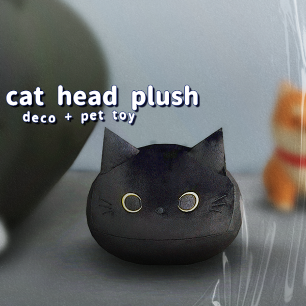 Mix Cat Head Plush Deco Pet Toy by simsfinds - The Sims 4 Custom Content