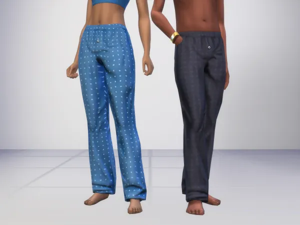 Maxis Match to Loose Pajama Pants by Deastrumquodvicis - The Sims 4 Custom Content