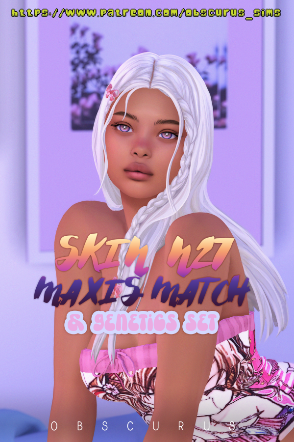 Mix SKIN N27 MAXIS MATCH AND GENETICS by simsfinds - The Sims 4 Custom Content