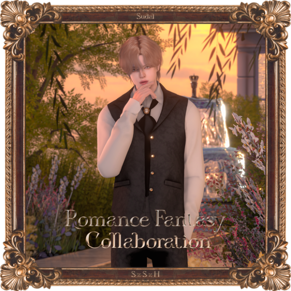 Alpha [sudal] SxSxH romance Collaboration romance fantasy suit M by simsfinds - The Sims 4 Custom Content