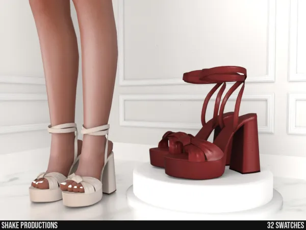 Alpha High Heels S092302 - The Sims 4 Custom Content