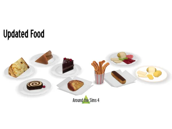Mix Sims 4 Updated food by simsfinds - The Sims 4 Custom Content