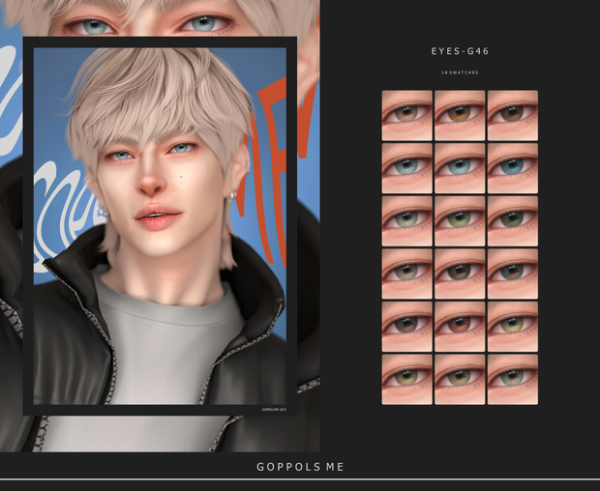 Alpha GPME GOLD Eyes G46 by simsfinds - The Sims 4 Custom Content
