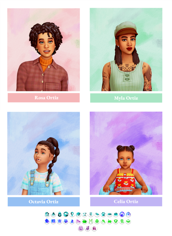 Maxis Match The Ortiz Family by simsfinds - The Sims 4 Custom Content