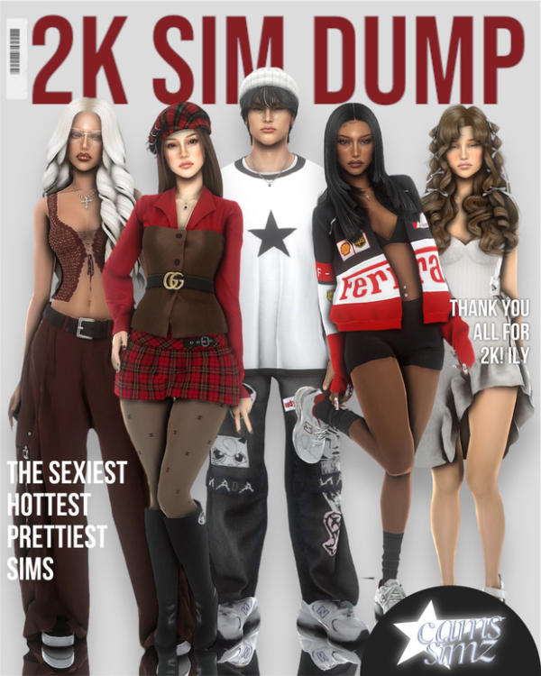 Alpha 2K SIM DUMP by simsfinds - The Sims 4 Custom Content