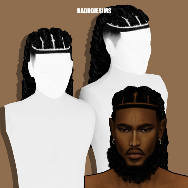 Alpha DREAD ENVY HAIR by simsfinds - The Sims 4 Custom Content