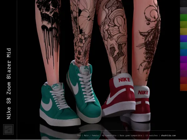 Mix Nike SB Zoom Blazer Mid - The Sims 4 Custom Content
