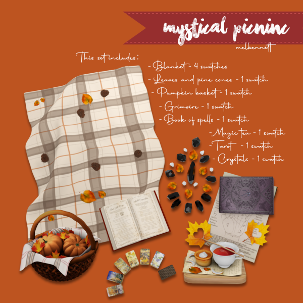 Mix Mystical Picnic Collection by melbennett - The Sims 4 Custom Content