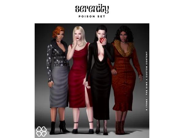 Maxis Match Poison Set (8 items) - The Sims 4 Custom Content