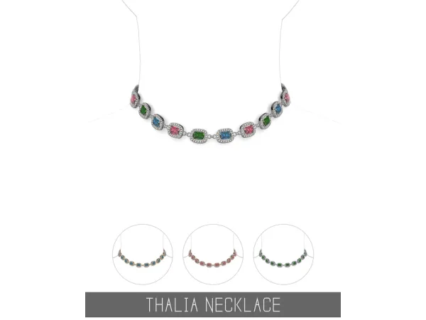 Alpha THALIA NECKLACE - The Sims 4 custom content