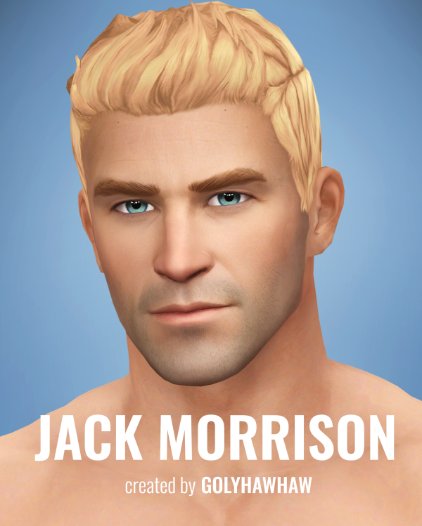 Mix JACK MORRISON SIM by simsfinds - The Sims 4 Custom Content