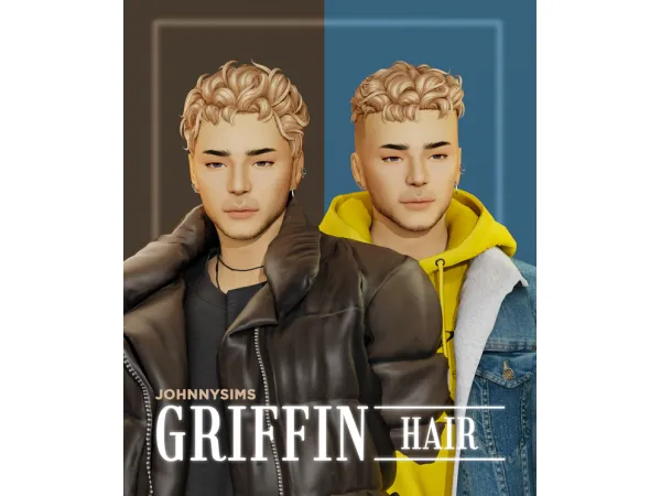 Maxis Match Griffin Hair - The Sims 4 Custom Content