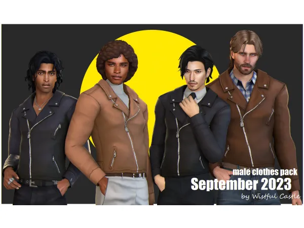 Maxis Match September 2023 (male clothes pack) - The Sims 4 Custom Content